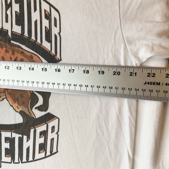 Port & Company Men Short Sleeve T-shirt Size L, Starve Together Eat Together - Picture 3 of 8